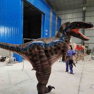 Realistisches Dinosaurierkostüm Verborgene Beine Raptor Kostüm