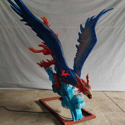 Freundliche realistische Animatronic Tiere chinesisches mythisches Tier-Jingwei Eco