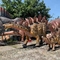 Wasserdichte lebensgroße Dinosaurier-Statuen im Freien für Trampolinpark