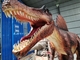 Ein riesiger Raubdinosaurier Spinosaurus Animatronik für Jurassic Park 3