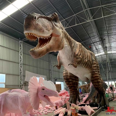 kaufen 15 m realistischer animatronischer Dinosaurier in Lebensgröße Jurassic Park T Rex Dinosaurier online manufacture