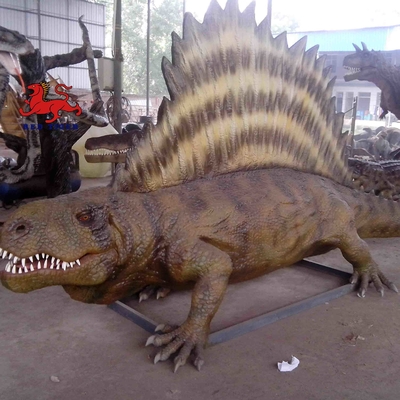 Guter Preis Sunproof Realistic Animatronic Dinosaurier 4m Dimetrodon Statue für Freizeitpark Online