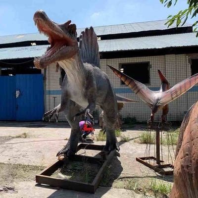 Guter Preis Ausstellungen Realistischer animatronischer Dinosaurier 6 m Spinosaurus-Modell Online
