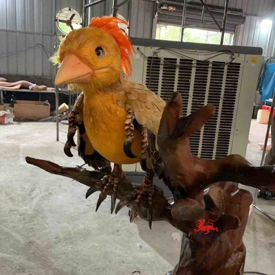 Walking Animatronic Dinosaur Theme Park Konfuziusornis-Statue