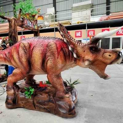 kaufen Jurassic World Dinosaur Realistisches animatronisches Dinosaurier-Vergnügungspark-Themenpark Triceratops-Modell online manufacture