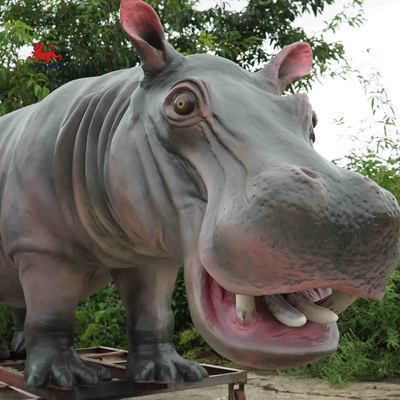 Animatronisches Nilpferd, 4 m großes Nilpferd für Vergnügungspark