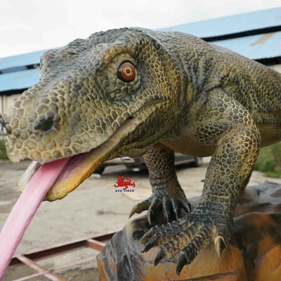 kaufen Schneesicheres 4 m realistisches animatronisches Tierkomodo-Drachenmodell online manufacture