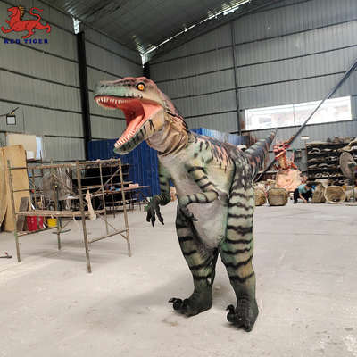 kaufen Lebensgroßes, realistisches Velociraptor-Dinosaurier-Kostüm für die Bühnenshow online manufacture