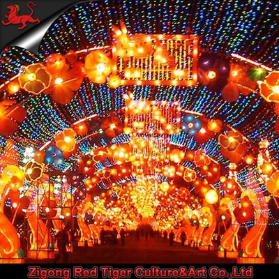 Themenpark Chinesische Festivallaterne Sonnenfeste Zigong-Laterne