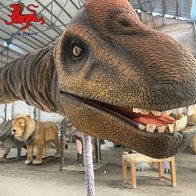 Realistische Dinosaurierkopf-Wandhalterung für den Innenbereich, dekorative Größe, angepasst