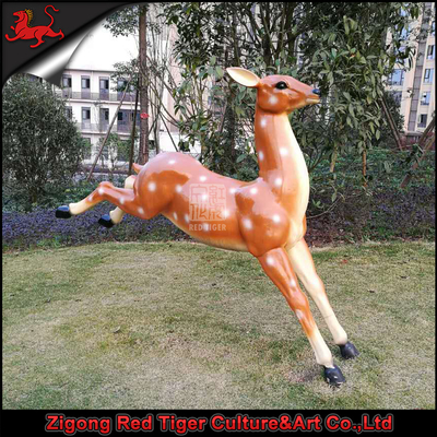 Sunproof kundenspezifische Fiberglas-Produkt-Garten-Tierstatuen-Harz
