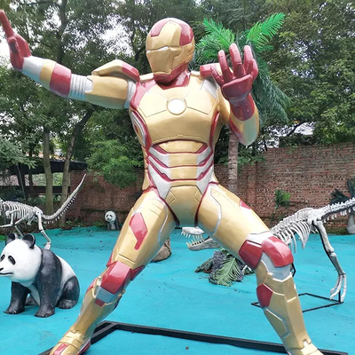 Wasserdichte kundenspezifische Fiberglas-Produkt-Harz-Marvel-Iron-Man-Statue