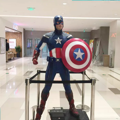 Harzfigur Marvel Statue Outdoor Captain America Skulptur