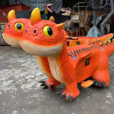 Outdoor-Dinosaurier-Park reitet Größe angepasste realistische Dinosaurier-Modelle
