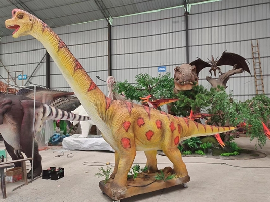Brachiosaurus-Dinosaurier-im Freien lebhaftes Animatronic 1:1 Modell