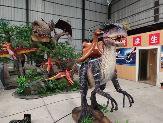 Live Show Animatronic Dinosaur Ride für das Kinderreiten