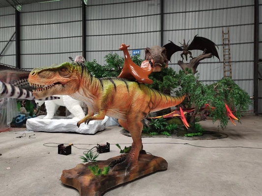 CE RoHs Realistischer Animatronischer Dinosaurier, natürlich aussehender Dinosauriermodell Hohe Haltbarkeit