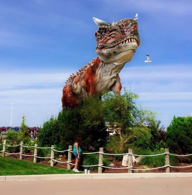 Fernbedienung / Sensor Monitor Roboter Dinosaurier realistischer Vergnügungspark Wiederaufladbare Batterie