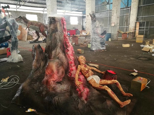 Holzkiste Verpackung Geisterhäuser Halloween Dekorationen Winddicht begrenzte Verfügbarkeit