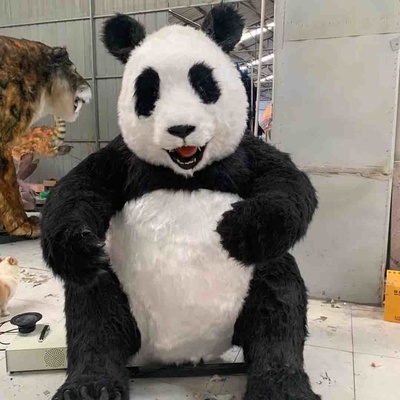 kaufen Lebensgetreue, realistische, animatronische Tiere Panda-Familie im Freizeitpark online manufacture