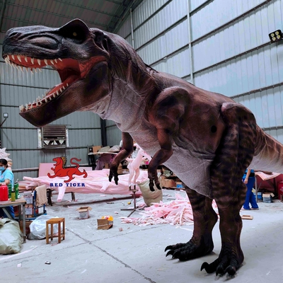 kaufen Großer realistischer T-Rex, lebensechtes Erwachsenenkostüm, Trex versteckte Beine, Dinosaurier Kostüm, Länge 8 m online manufacture