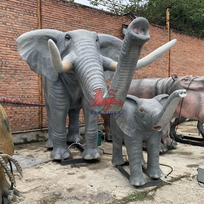 kaufen Themenpark realistische Animatorische Tiere Lebensgröße Elefant angepasst online manufacture
