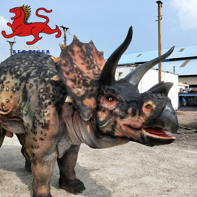 kaufen Animatronische Triceratops Dinosaurier-Kostüm mit versteckten Beinen für Themenparks online manufacture