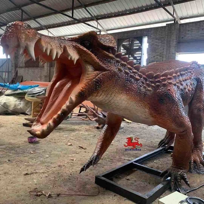 Good price Lebensgroße realistische Dinosaurier-Modelle im Freien Krokodil-Statue Freizeitpark-Ausrüstung Online