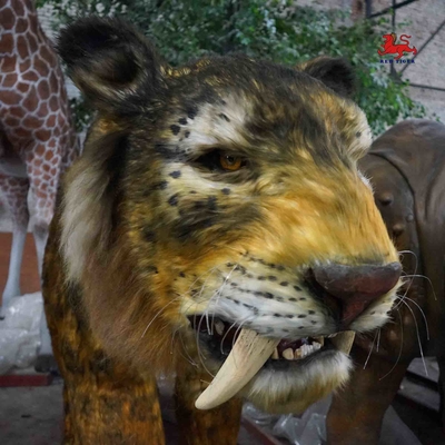 Good price Animatronische Säbelzahnkatze in voller Größe, wetterfest für Freizeitparks Online