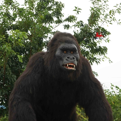 Realistische animatronische Tiere im Freien, Gorilla-Modell, natürliche Farbe