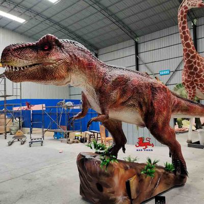 Ein guter Preis. Maßgeschneiderte, handgefertigte, realistische Animatronic-Dinosaurier-Tyrannosaurus-Modell mit umweltfreundlichen Materialien und Infrarotsensorsteuerung Online