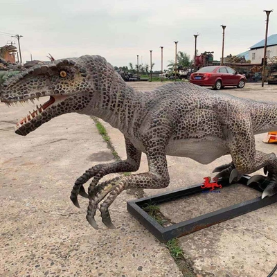 Themenpark Realistischer animatronischer Dinosaurier-Raptor mit Bewegungs- und Tonanpassung