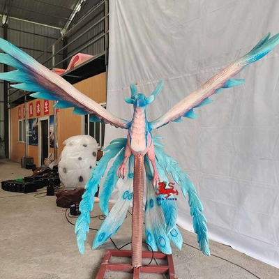 Guter Preis Kundengerechte realistische Animatronic Tier-chinesische alte Geschöpf-grüner Vogel Online