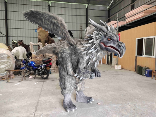 Good price Lichteffekte Animatronischer Drachenkostüm mit Federn und Flügeln Online