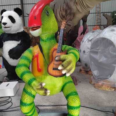 Zeichentrickfilm Biomimetische Dinosauriermodell Animatronische Dino Band Für Vergnügungspark