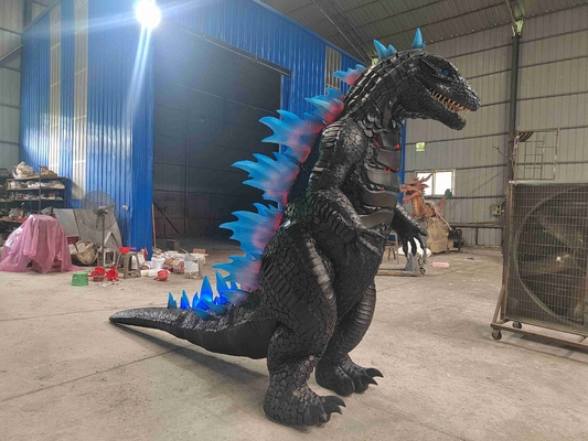 Abenteuerpark Karnevalsparade Attraktives Animatronisches Realistisches Godzilla Kostüm
