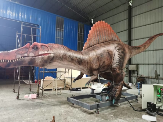 Lebensgröße Realistische Animatronische Dinosaurier Spinosaurier Servomotoren Große Bewegungsbreite