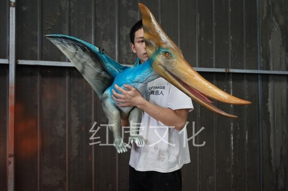 Lebensgroße realistische Dinosaurierpuppe, Jurassic Park Pterosaurier Handpuppe