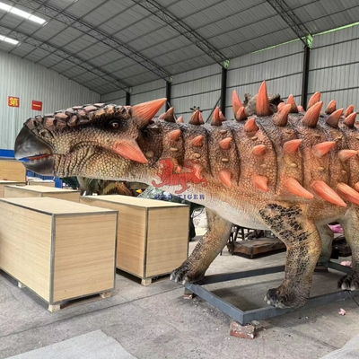 Animierte realistische Animatronische Dinosaurier Ankylosaurus Dinosaurier