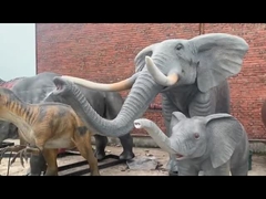 Freizeitpark-realistischer Animatronic Dinosaurier Carnotaurus mit Bewegung und solider Kundenbezogenheit