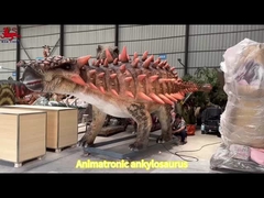 Animierte realistische Animatronische Dinosaurier Ankylosaurus Dinosaurier