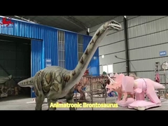 Animatronische realistische Dinosaurier Brontosaurus für Unterhaltungsgeräte