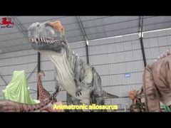 Themenpark Animatronic Realistic Dinosaurus Allosaurus im Freien