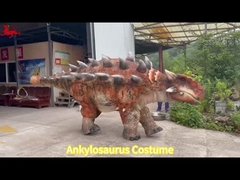 Persönliche Leistung Realistische Animatronische Ankylosaurus Dinosaurier Doppelkostüm